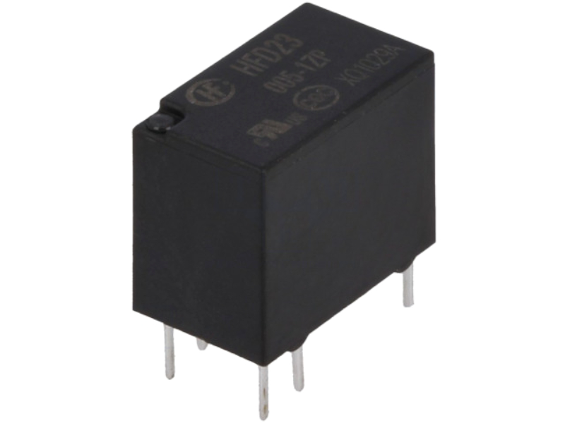Releu 5V, SPDT, 2A, HFD23/005-1ZP, HONGFA