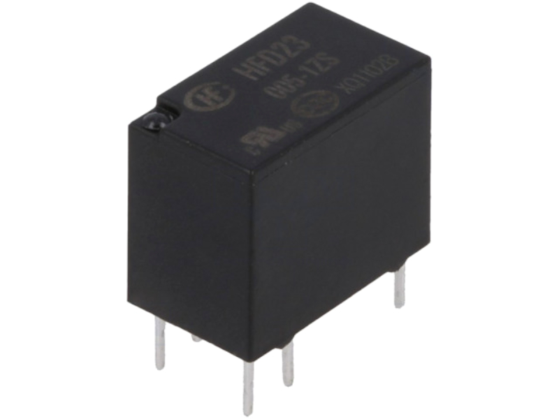 Releu 5V, SPDT, 2A, HFD23/005-1ZS, HONGFA