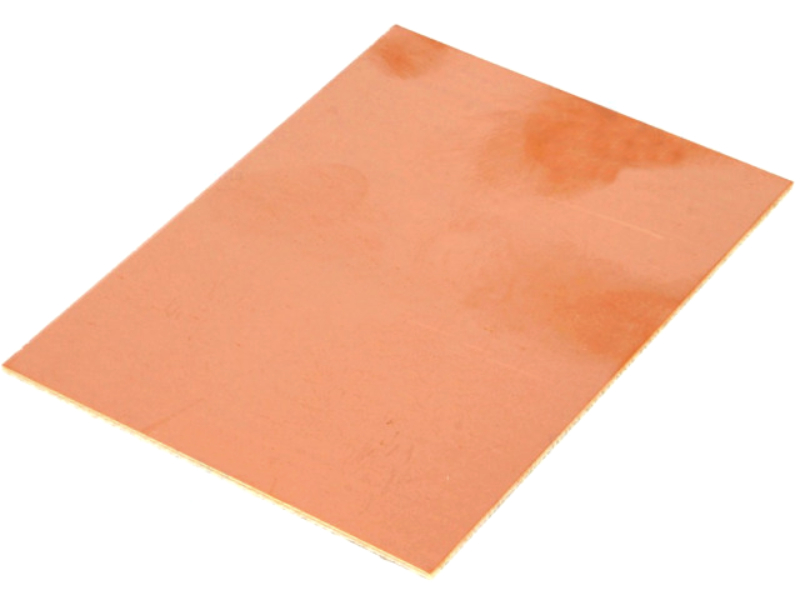 Cablaj simplu placat, 75x100mm, 1.5mm, 105µm, FR4, LAM75X100L1.5