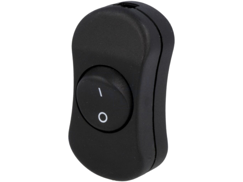 Intrerupator basculant, OFF-ON, 3A/250VAC, 2 pini, SPST, R13-901-BB