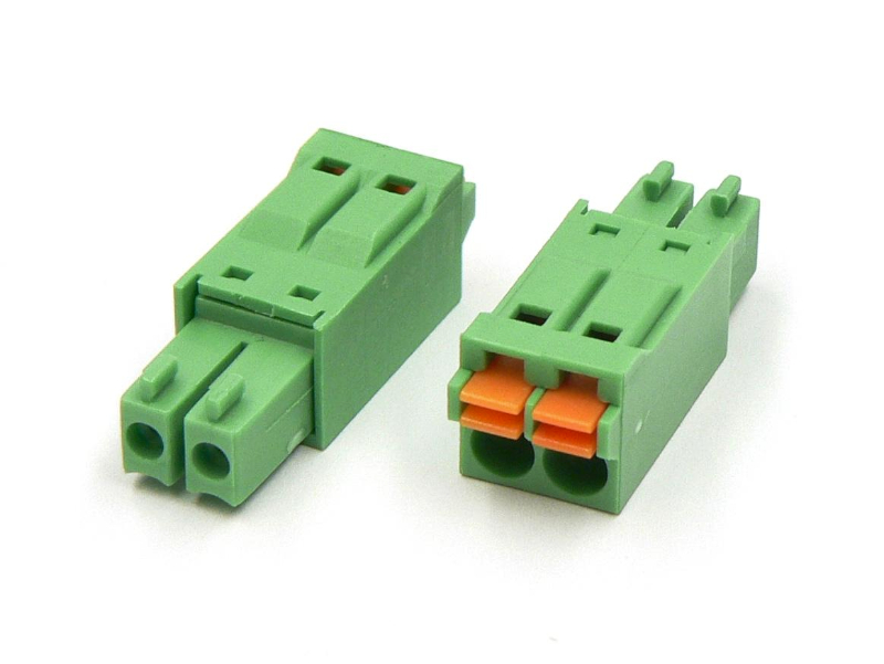 Regleta, 2 pini, verde, 3.5mm, SHM02-3,5-E