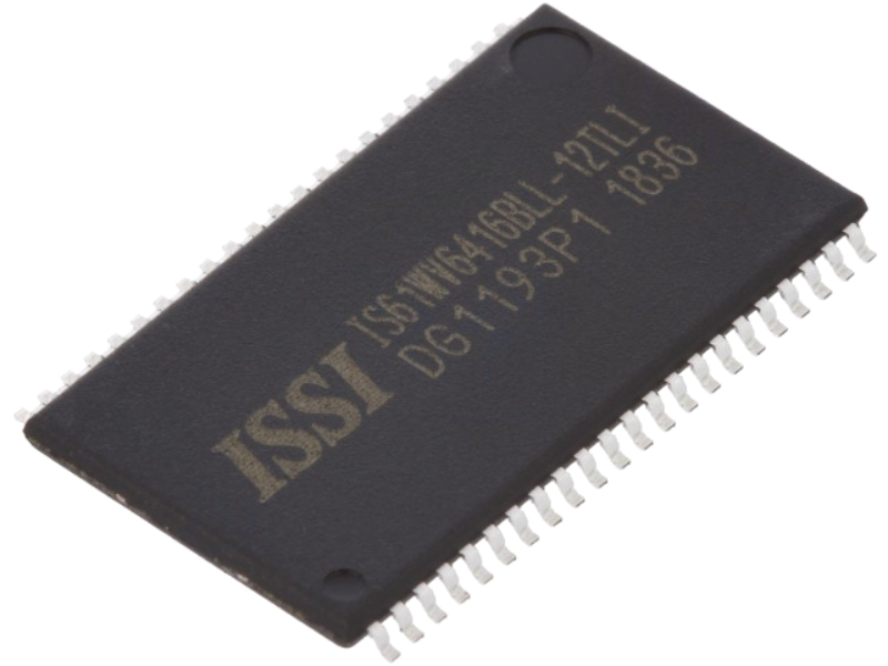 Memorie 1MBIT, SRAM, 64k x 16bit, IS61WV6416BLL-12TLI