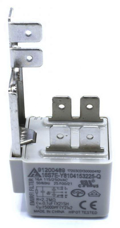 FILTRU DEPARAZITARE, 0,1uF-2x1500pF, 250V, 16A, F467