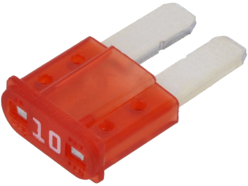 Siguranta auto, rosu, 9.1mm, 10A, 0327010.UXS