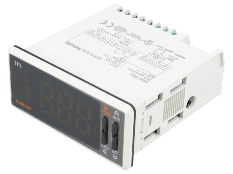 Termostat de temperatura, -99.9C/+99C, SPTS-NO, NTC, RTD, 28.2x70.3mm, 100-240VAC, TF31-14A, AUTONICS