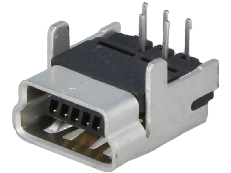Soclu USB B mini, MUSB, pt PCB, 54819-0519, MOLEX
