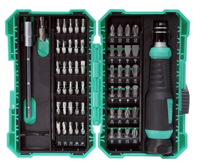 Trusa surubelnite, service, laptop, smartphone, electric, BIT, 57 piese, SD-9857M, Pro'skit