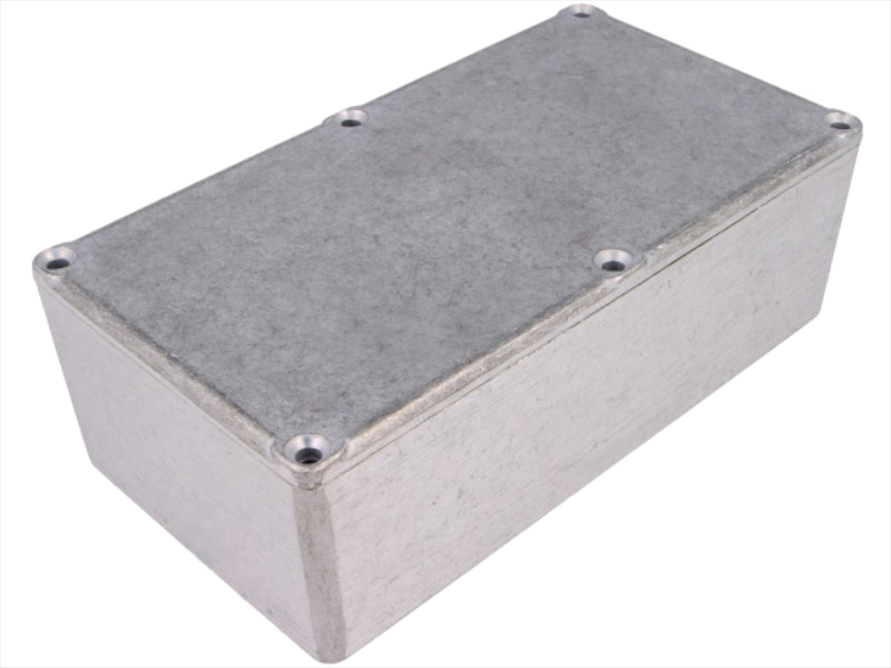 Cutie aluminiu, 82.5x152.4x50.8mm, montare perete, ALU-G0476