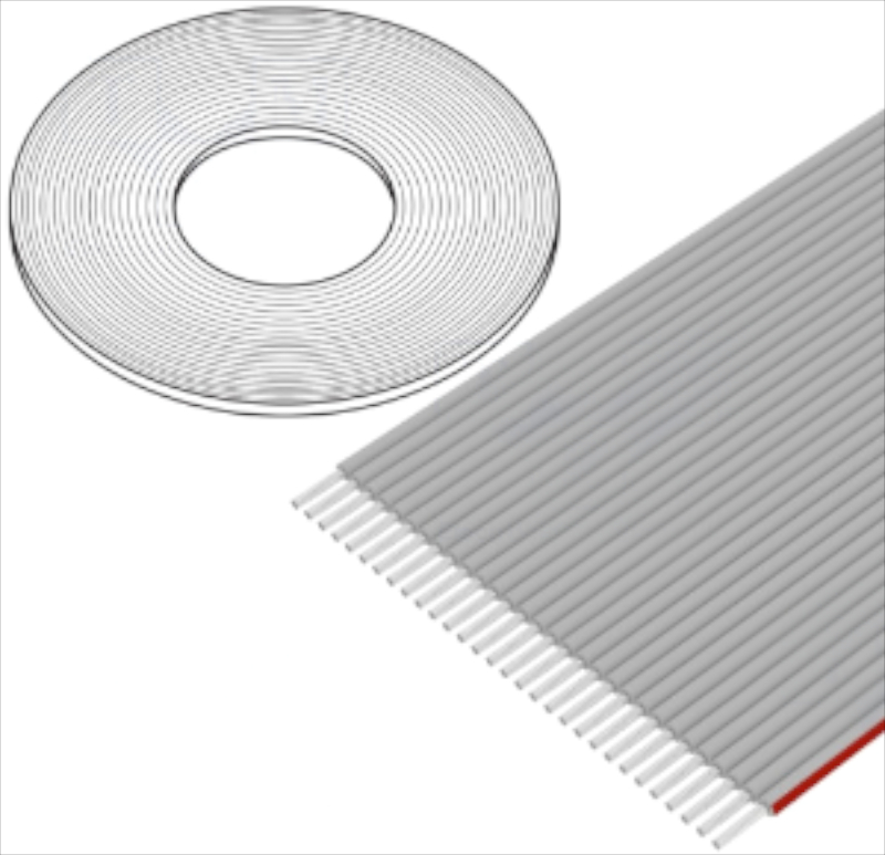 Cablu panglica, 30 fire, pas 1mm, 28AWG, DS1057-01-30A282R