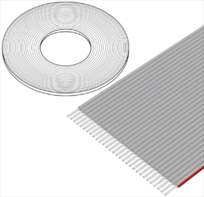 Cablu panglica, 30 fire, pas 1.27mm, 28AWG, DS1057-30A282R