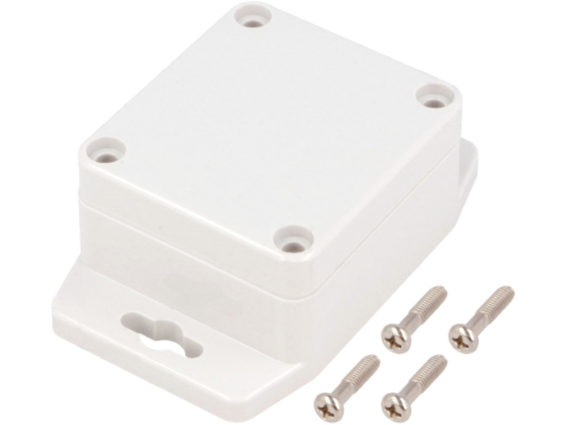 Cutie plastic, gri deschis, 58x64x35mm, IP65, G201MF