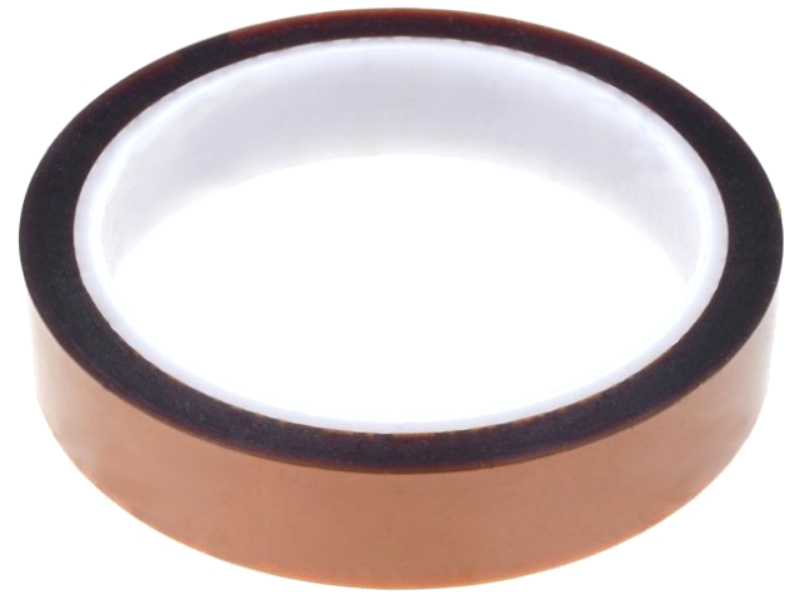 Banda izolatoare, acoperire componenta PCB, lipire val, poliamida, 260C, 6kV, 19mm x 33m, POL-19MM