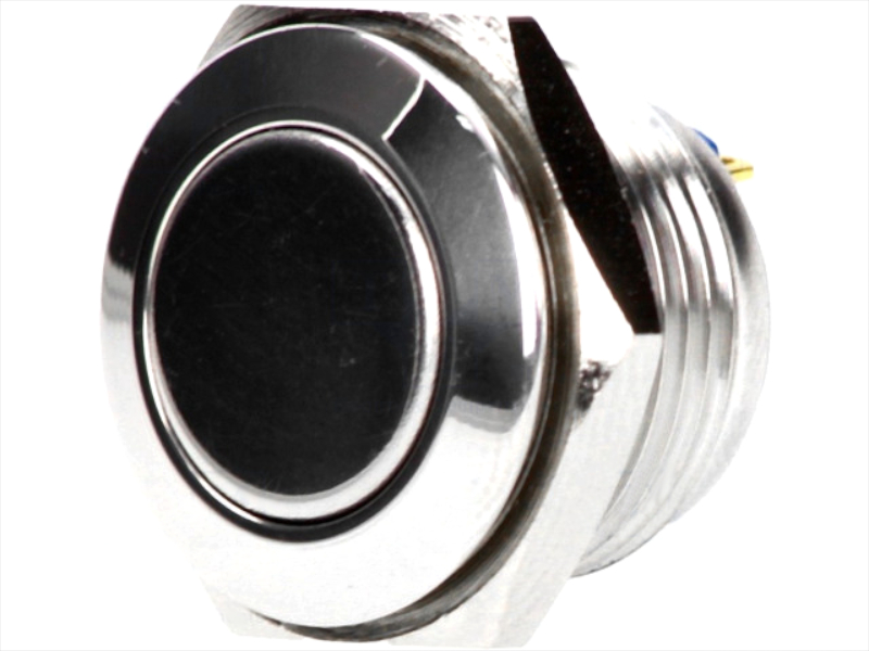 Buton antivandal, OFF-(ON), IP65, SPTS-NO, M16, orificiu montare Ø16mm, V16-10F-S