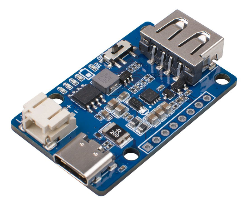 Modul incarcator Li-Po, USB C intrare, USB A iesire, 5VDC, 2.4A, 25x41mm, 106990290, SEEED