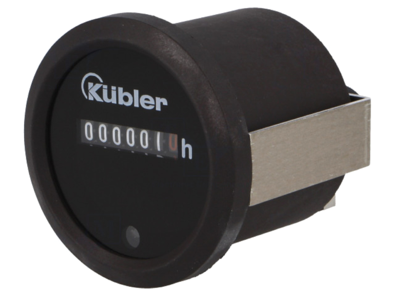 Contor timp orar, mecanic, 999999.9h, 10-80VDC, fara Reset, IP65, 3.474.911.373, KUBLER