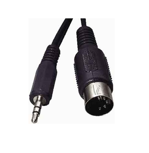 Cablu jack 3.5mm, stereo, tata, DIN5, tata, 1.5m, CABLE-923