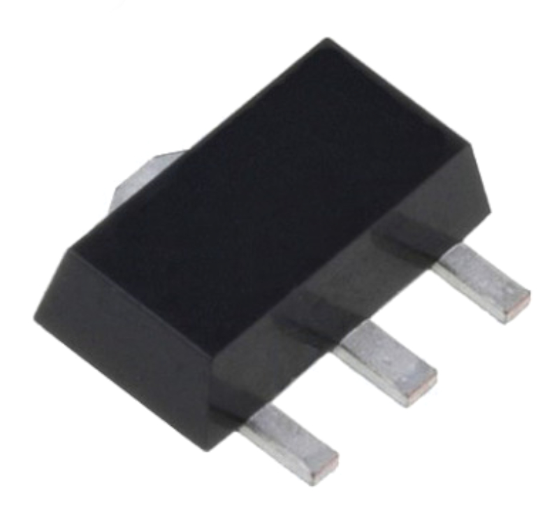 BSR41, SI-N, 60V, 1A, SOT89