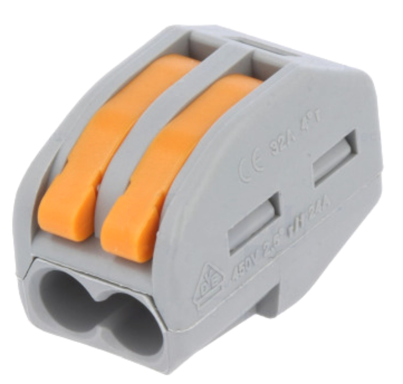 Conector terminal, cu maneta, pas 4.61mm, 24A, 450V, 1x2pini, 28..12AWG, DG223-4.61-02P-11