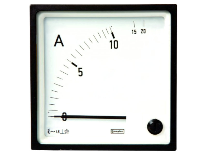 Ampermetru panou, analogic, 0/1000...2000A, AC, 48x48mm, E242-752-G-37