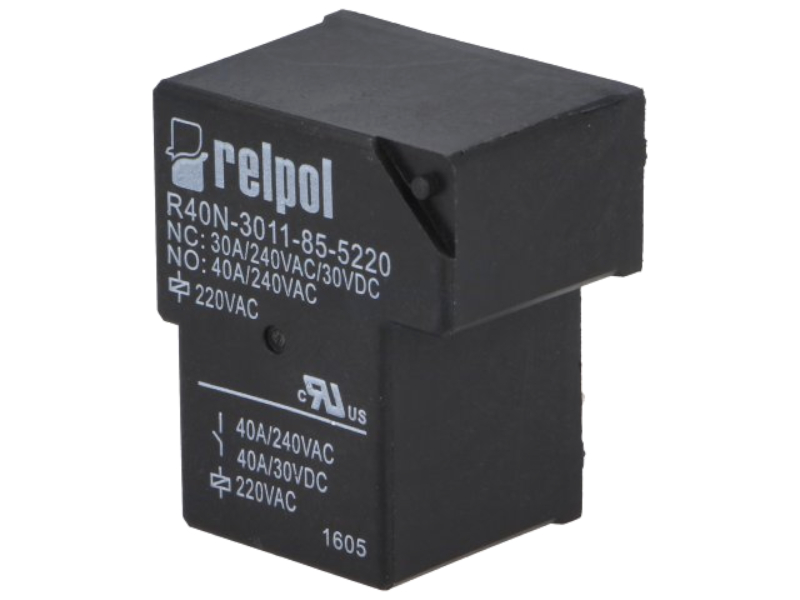 Releu 220VAC, 40A, SPDT, R40N-3011-85-5220