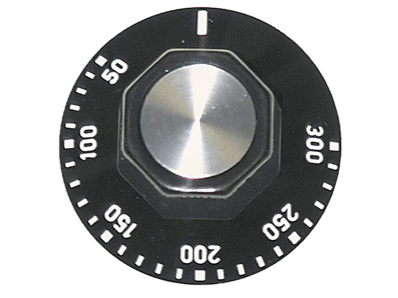 Buton termostat, negru, 50-300C, 00.00524.807, EGO