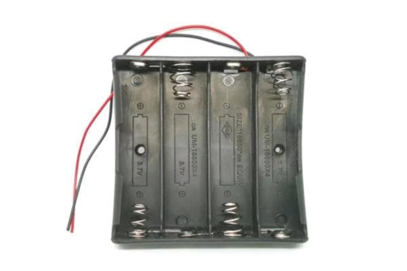 Suport acumulator, 18650, 4 baterii, fire, 114090052, SEEED