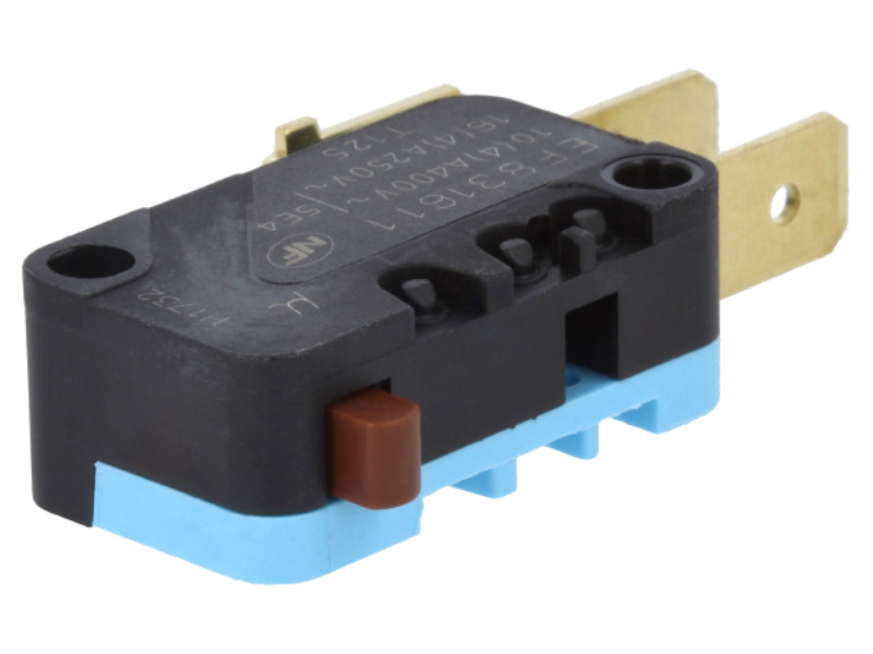 Microintrerupator fara maneta, SPDT, 16A/250VAC, ON-(ON), 83161.118, CROUZET