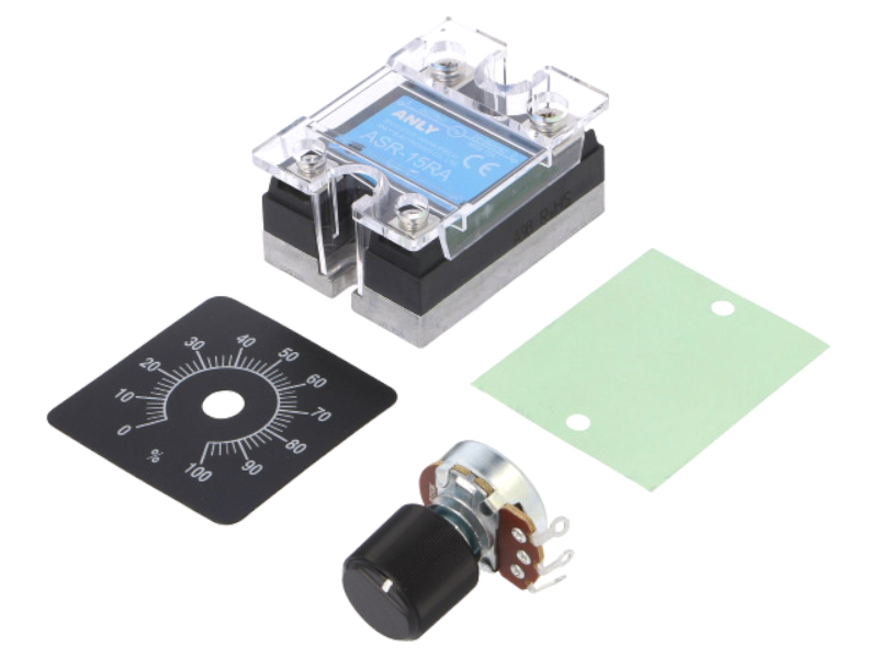 Releu Solid State, 15A, 24-280VAC, ASR-15RA, ANLY ELECTRONICS
