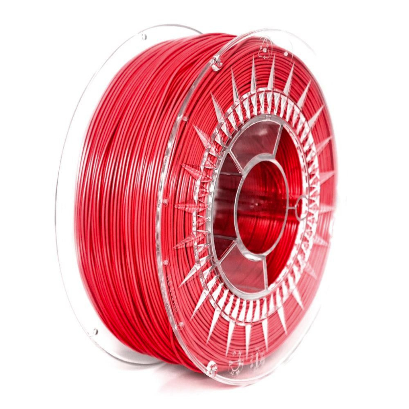 Filament ABS+, 2.85mm, 1kg, rosu, 230-240C, DEV-ABS+2.85-RD, DEVIL DESIGN