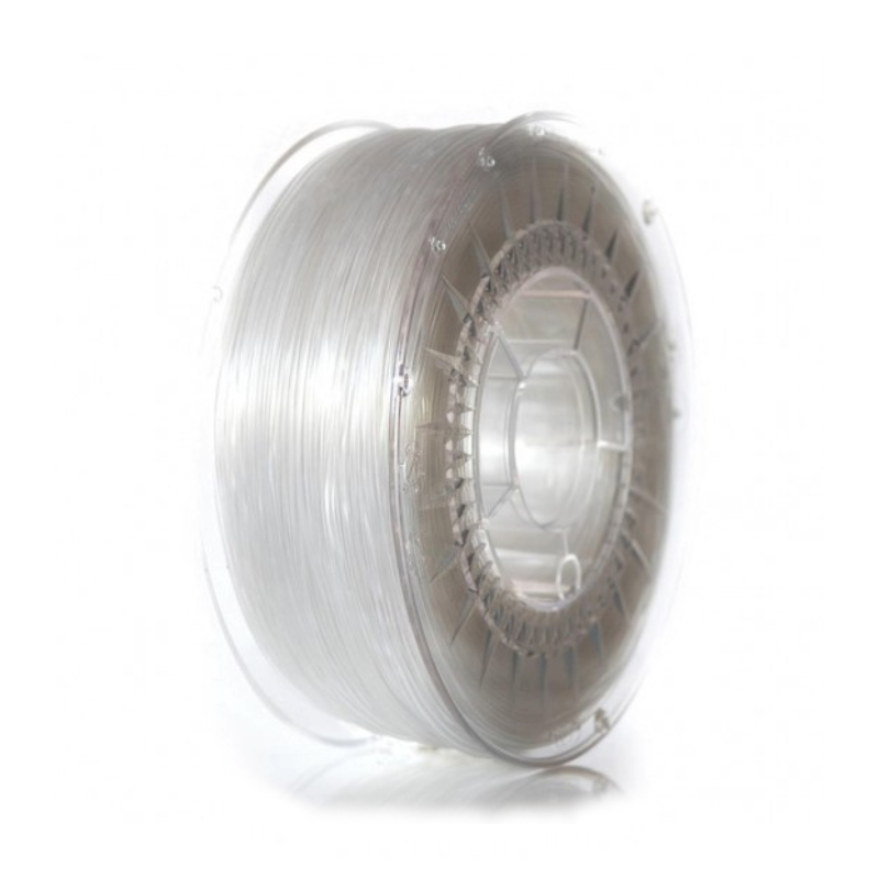 Filament PET-G, 1.75mm, 1kg, transparent, 220-250C, DEV-PETG-1.75-TRA, DEVIL DESIGN