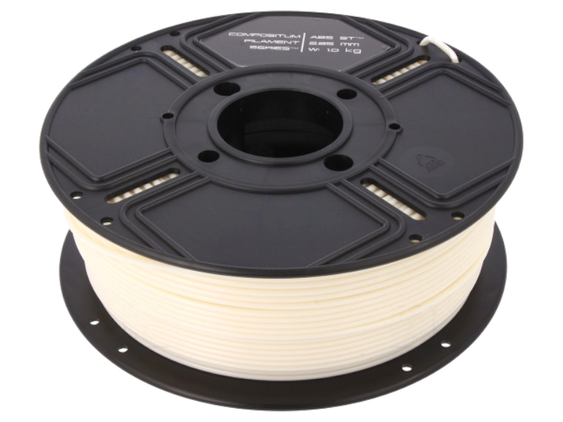 Filament ABS ST, 2.85mm, 1kg, ivoriu, 240C, H-ABS-ST-2.85IVO, HMF CHEMICAL