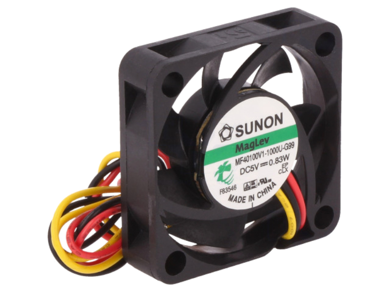 Ventilator 5VDC, 40x40x10mm, 3 fire, MF40100V1-1000U-G99, SUNON