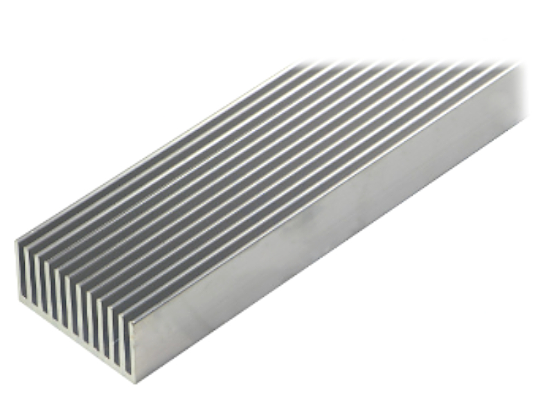 Radiator Al, natural, 1000x45x22mm, SK626/1000/AL