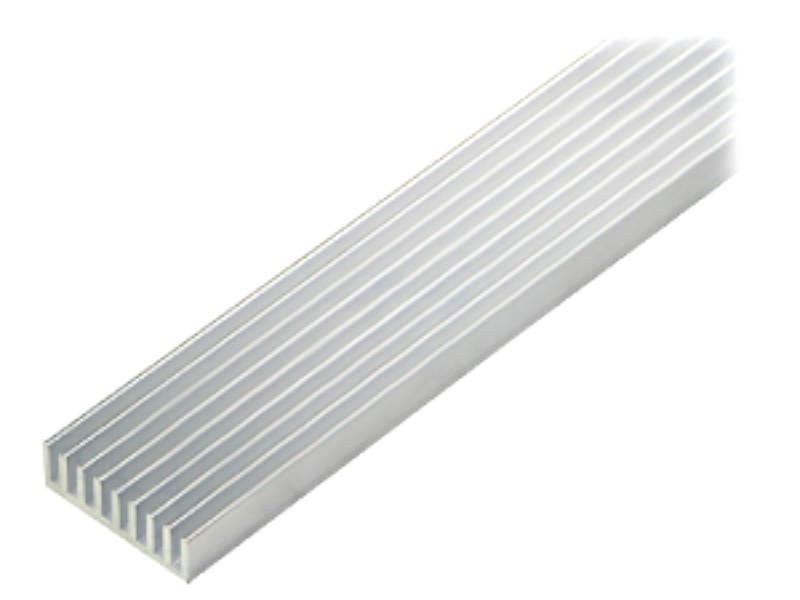 Radiator Al, natural, 1000x33x10mm, SK635/1000/AL