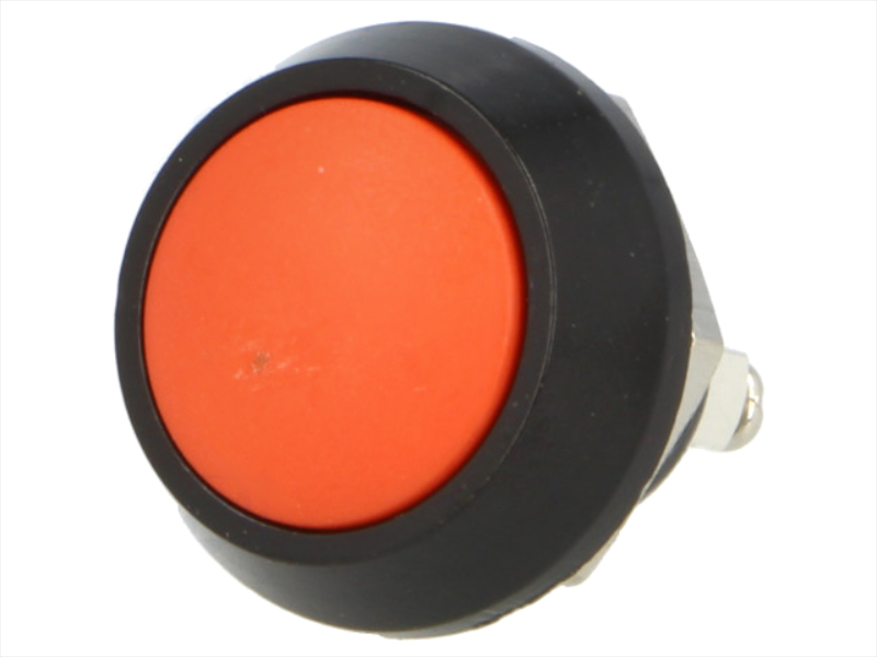 Întrerupător antivandal, OFF-(ON), 2A, SPST-NO, 2A/36VDC, orificiu montare Ø12mm, V12B-10O-A