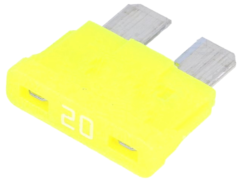 Siguranta auto, galben, 19mm, 20A, ATO, 0ATO020.HXGLO