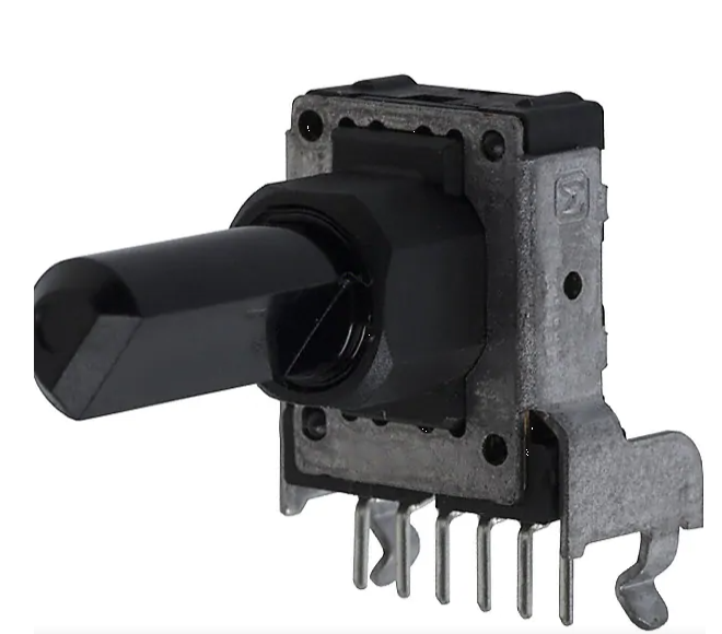 Potentiometru 5K, stereo, log, 6 pini, EVJ-C31F25B53, PANASONIC