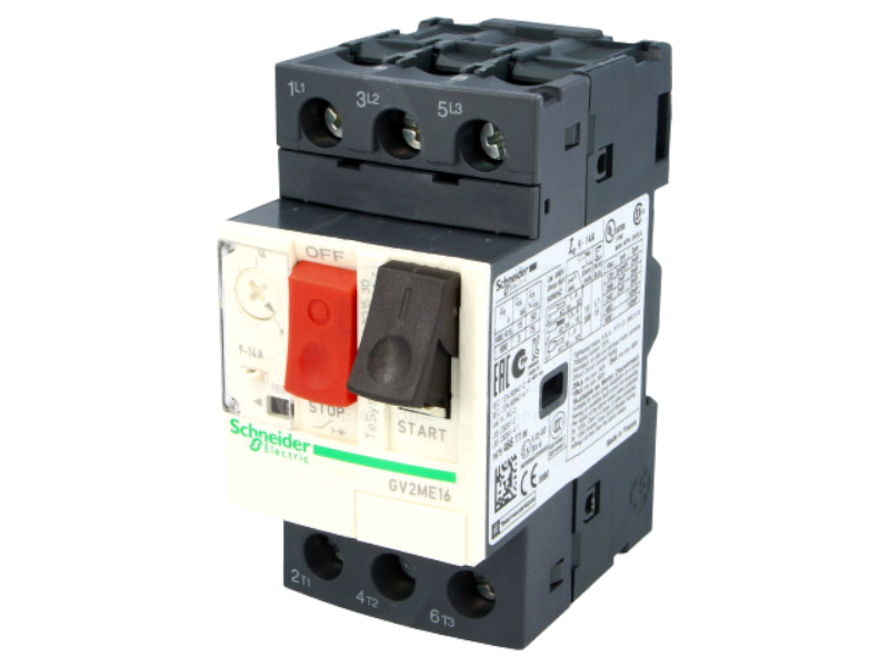 Releu termic, protectie motor, 9-14A, 5.5kW, 230-690VAC, DIN, GV2ME16, SCHNEIDER ELECTRIC