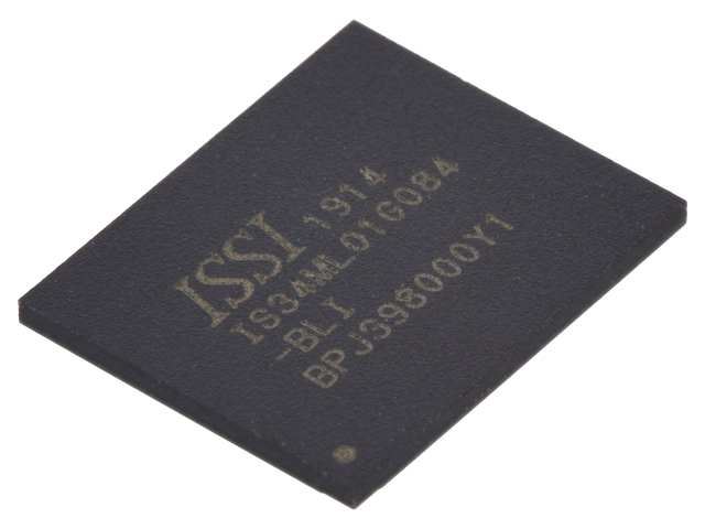IS34ML01G084-BLI, FLASH, 1Gbit, 128Mx8bit, Paralel, VFBGA, 63 pini