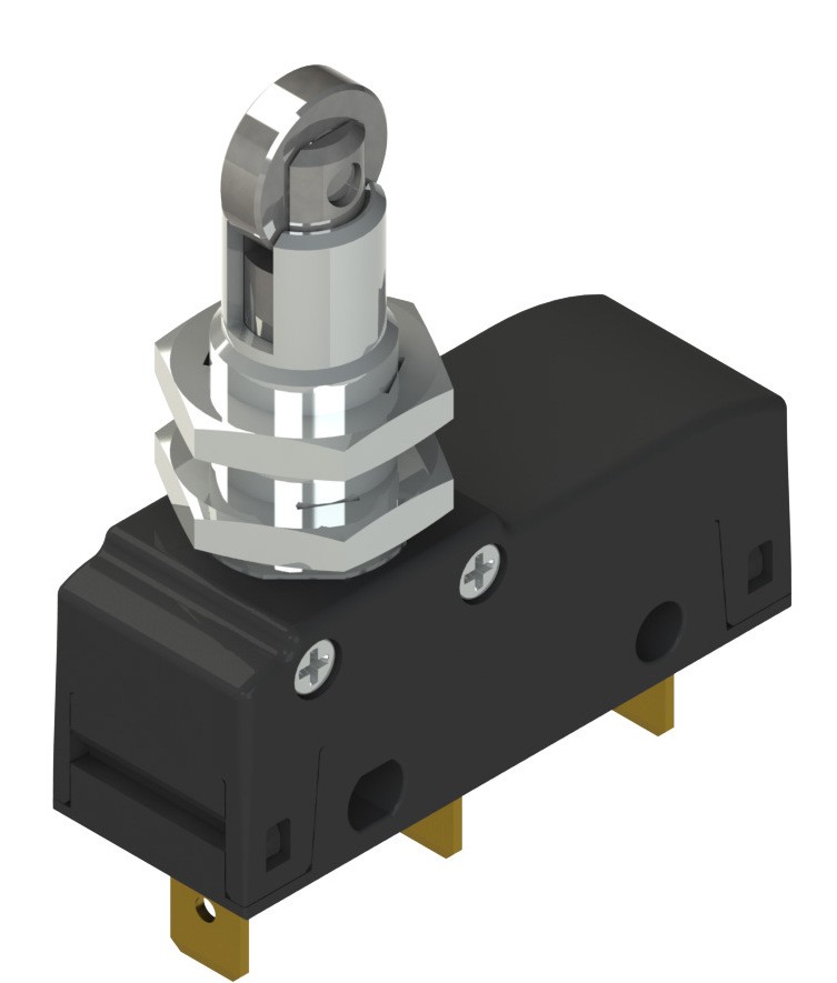 Limitator cursa, cu rola longitudinala, 6A, 250V, ON-(ON), MKH11D15, PIZZATO
