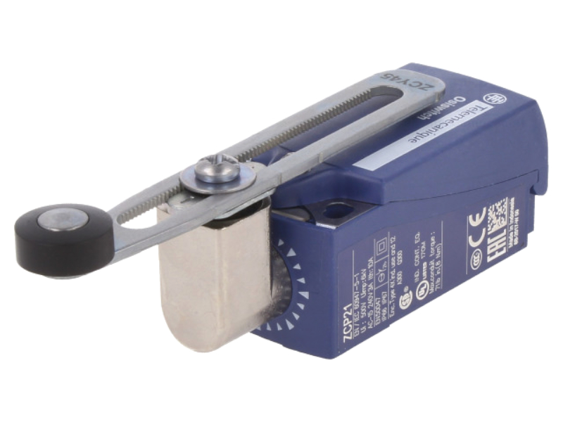 Limitator cursa, cu maneta reglabila, cu rola, 10A, 240V, NO+NC, XCKP2145P16, SCHNEIDER ELECTRIC