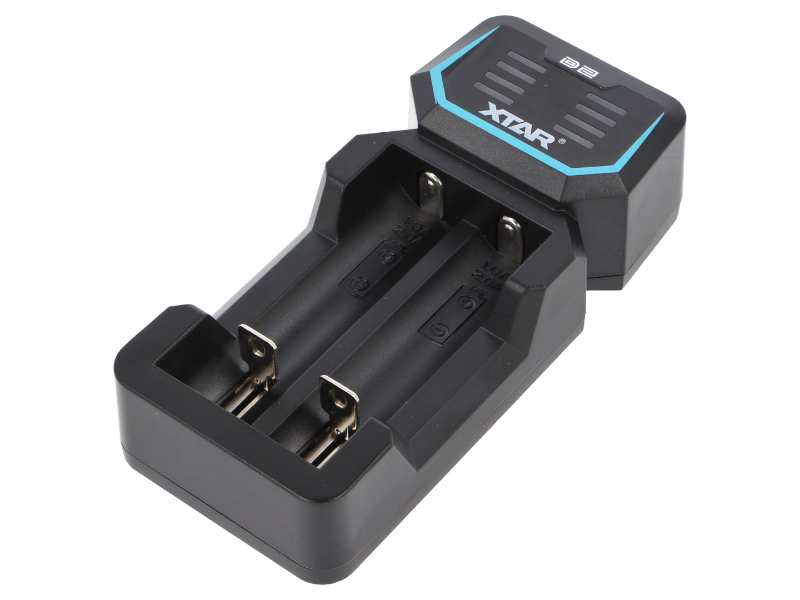 Incarcator acumulatoare Li-Ion, 2A, 2 celule, XTAR-D2