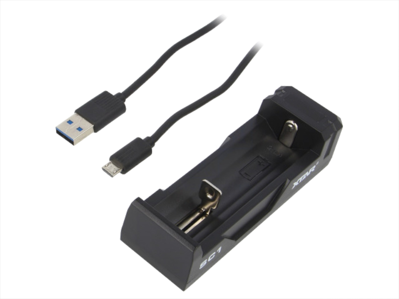 Incarcator acumulatoare Li-Ion, 2A, 1 celula, XTAR-SC1