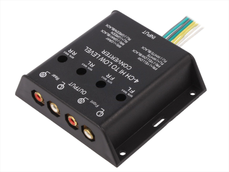 Convertor nivel semnale, 40W, soclu RCAx4, 30.5000-04