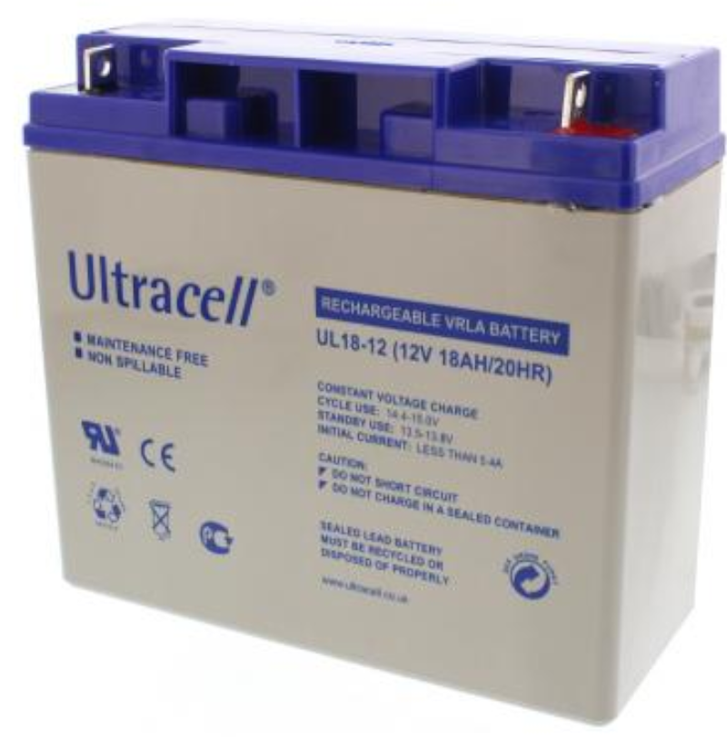 Acumulator cu plumb, 12V, 18Ah, terminal F3, BAT-LEAD-12V18AH-UC