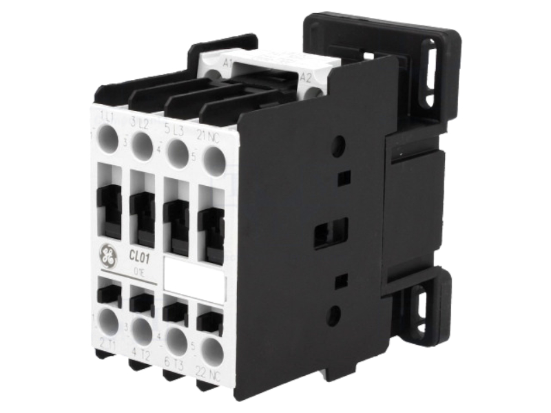 Contactor 12A, 24VAC, 5,5kW, 3xNO, 1xNC, CL01A301T1, GENERAL ELECTRIC