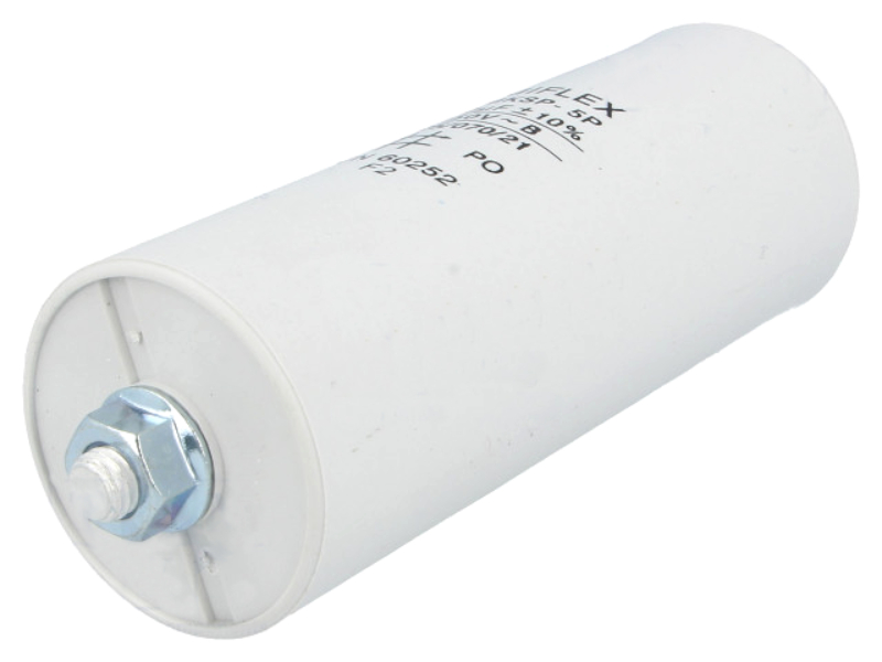 Condensator 50uF, pornire motor, papuci, surub, 450V, I15KV650K-B, MIFLEX