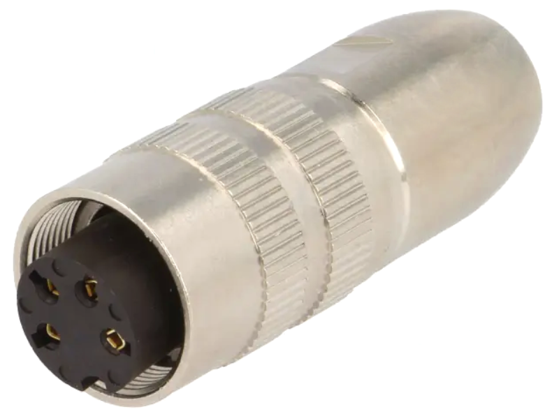 Mufa circulara, M16, mama, 4 pini, 0322-04, LUMBERG