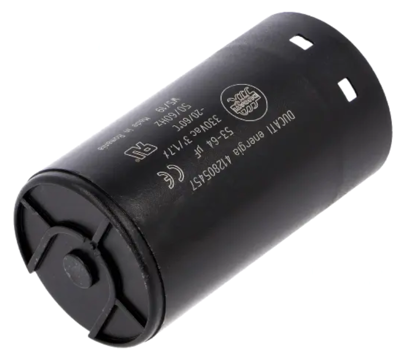 Condensator pornire motor, start, 64uF, 330V, 4.12.80.5.457, DUCATI