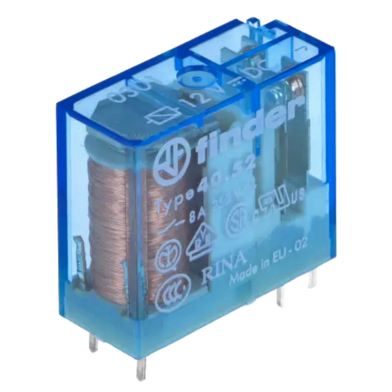 Releu 12VDC, DPST-NO, 8A, 40.52.9.012.0301, FINDER